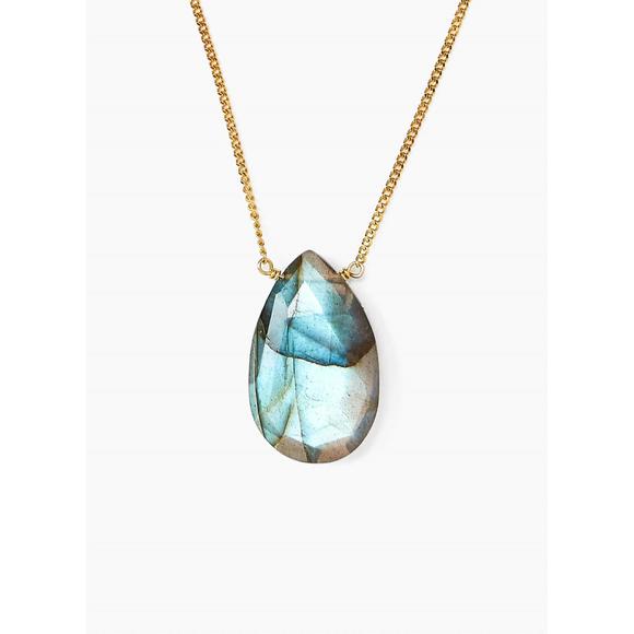 Chan Luu Labradorite Mix Charm Necklace